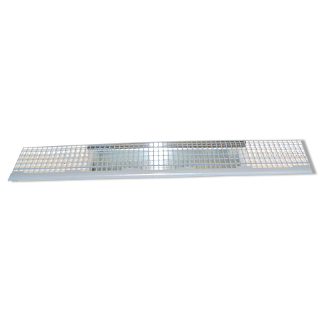 bladstop 175 x 1 mm grijs PVC (1m)