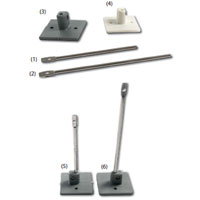 Birdwire lijmvoet 125 mm (10 st/zak)