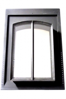 dakvenster staal  DRK 40x60 cm (met vast gootstuk)