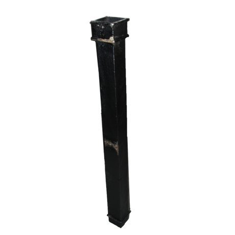 fonte buis VK 100 - 1 m zwart
