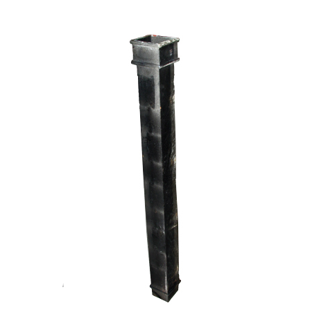 fonte buis VK 80 - 1 m zwart
