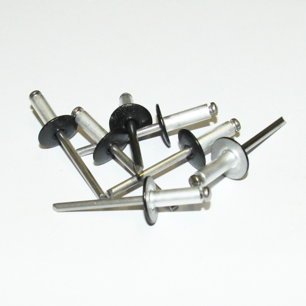 rivet alu/inox Ø5 kop 14mm 382 Lava Nera (250st)