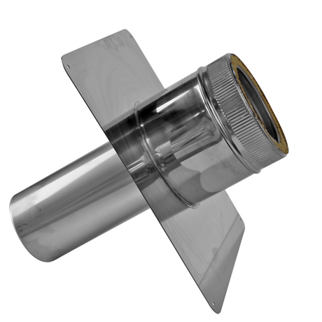 schouwplaat + verlengde aansl. dia 125 DW (1.25.1)