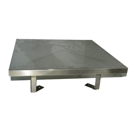 schouwkap 600x600 EW RVS