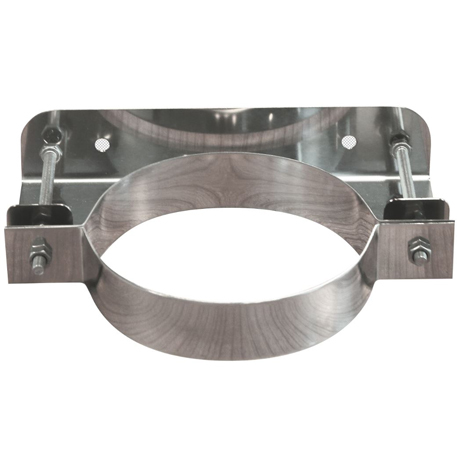 muurbeugel dia 125 EW inox 316L (nr. 16)