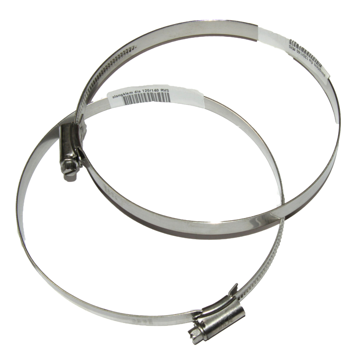 slangklem dia 120/140 RVS