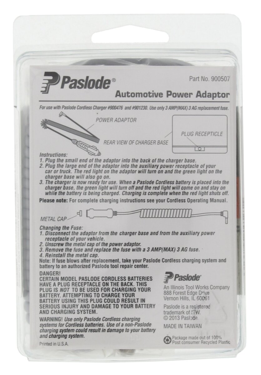 auto-adapter 12V voor lader IM