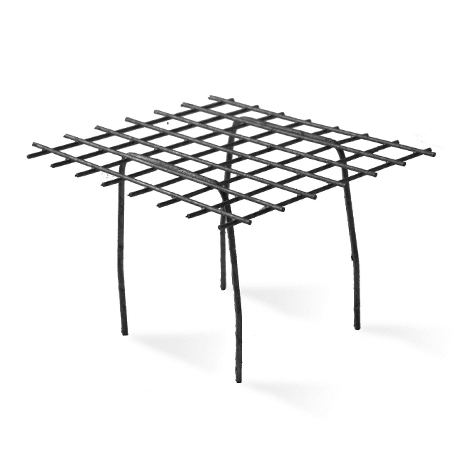 vogeltralie voor schouwpot 20x25 inox 12.10.0.8000
