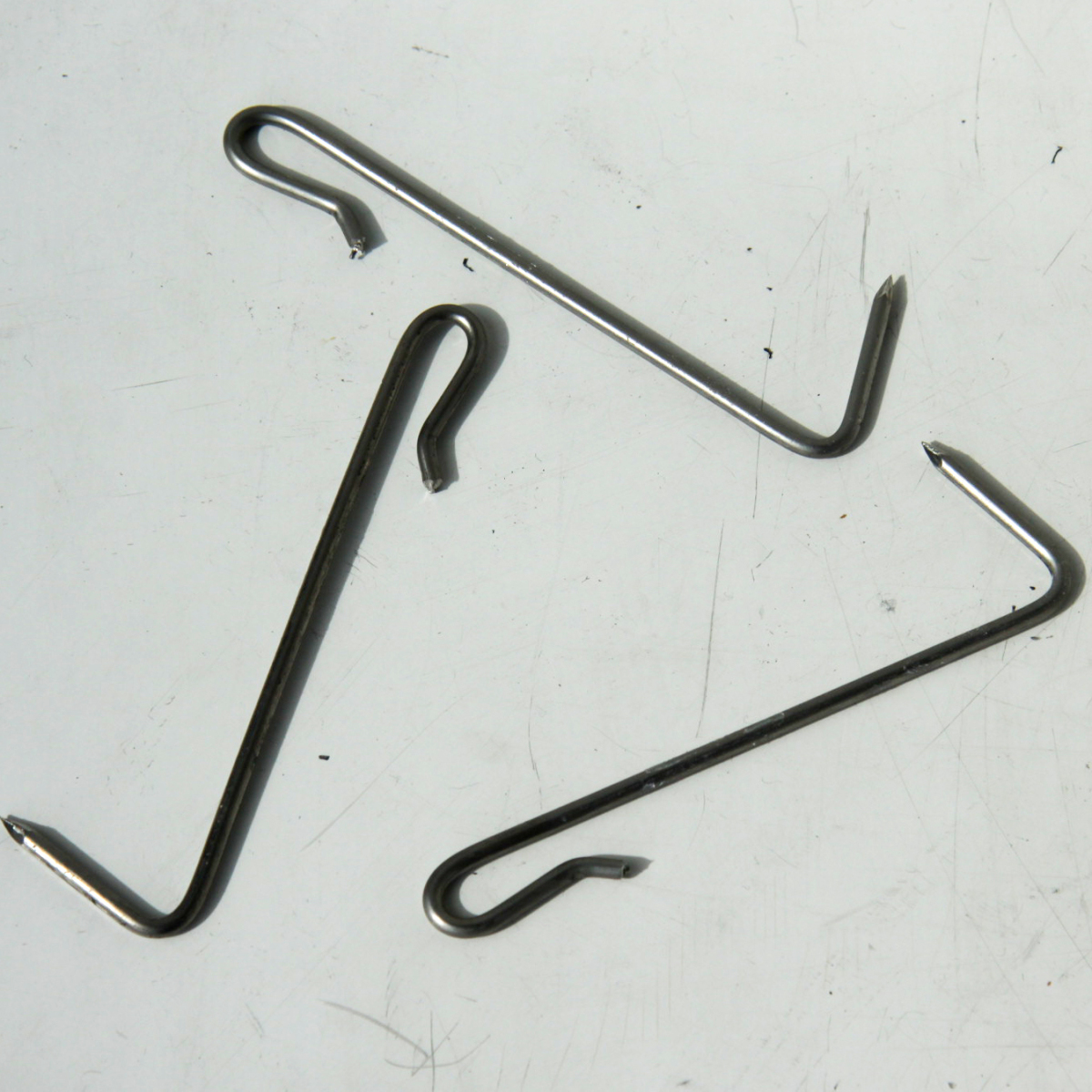 leihaken (doos 500 gr.) inox 90 mm