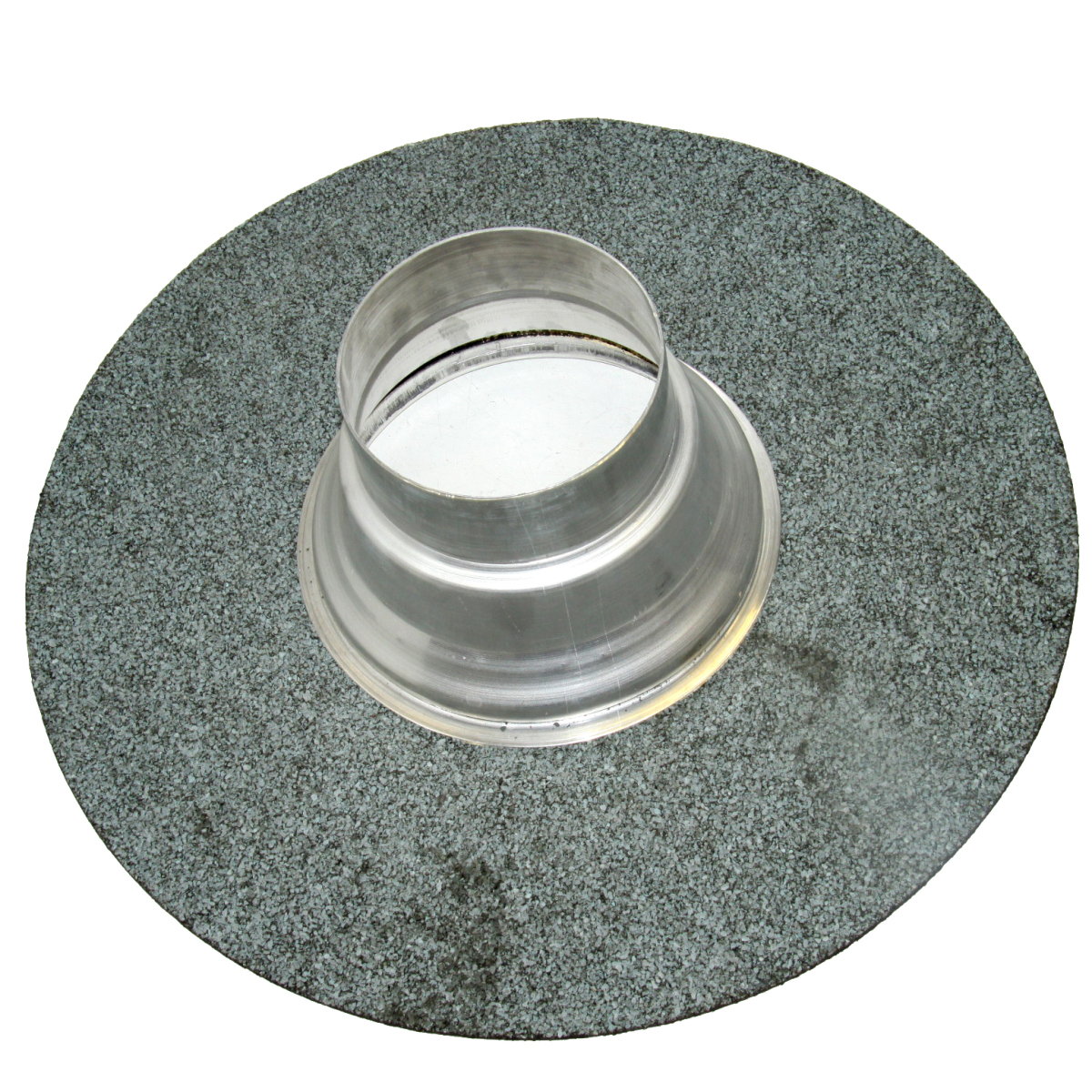 multivent/ventub plakplaat met roofing dia 135
