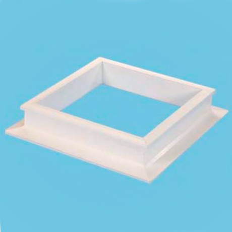 opstand PVC 16/00 RECHT - 110x140 VAST