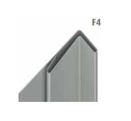 unicprofiel facade F4 pigmento bruin 1 mm