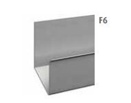 unicprofiel facade F6 naturel zinc 1 mm