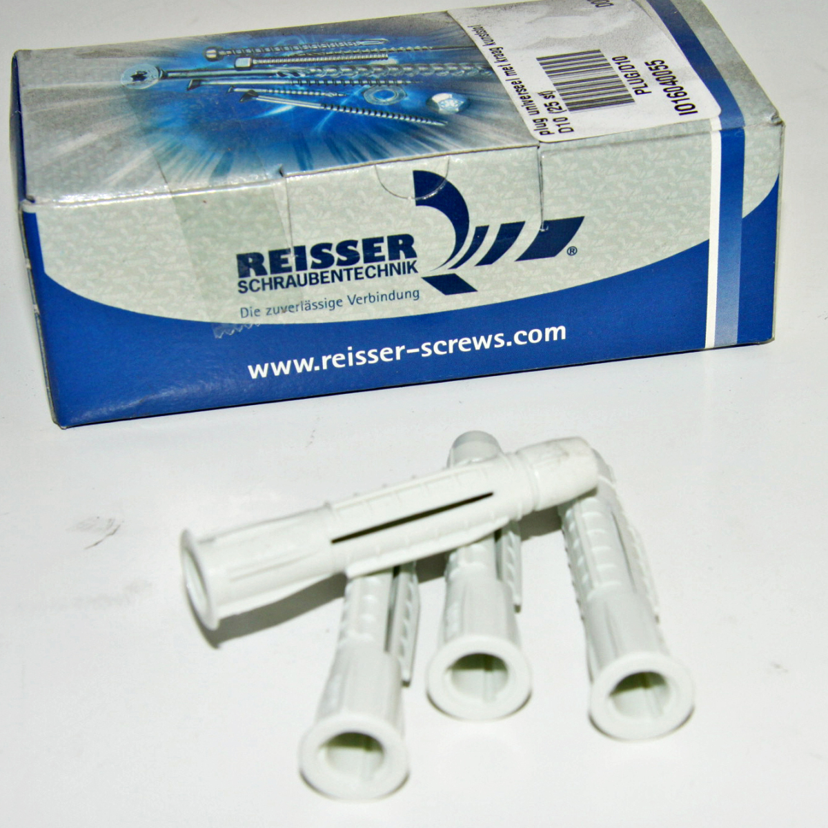 plug universeel met kraag kunststof D10 (25 st)
