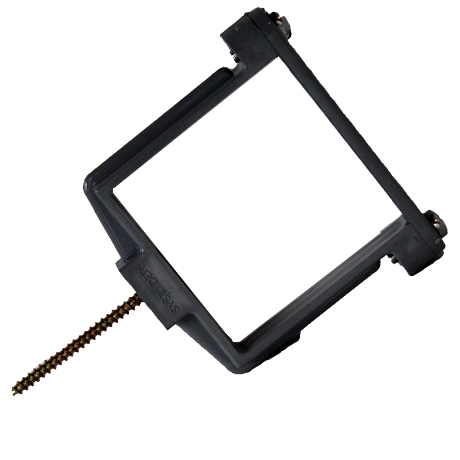 scharnierhaak VK 80 grijs PVC excl. schroefbout