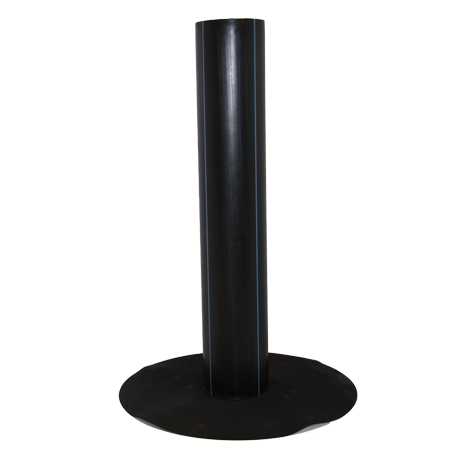 tapbuis EPDM dia 140 90°/flap EPDM - 60 cm