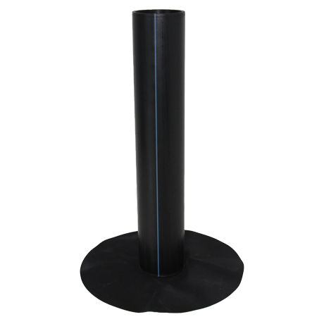 tapbuis EPDM dia 75 90°/flap EPDM - 60 cm