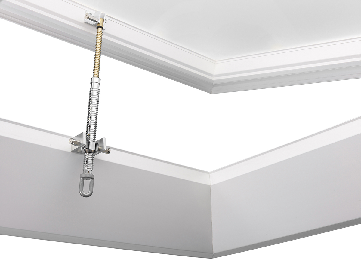 dubbele spindel met oog+toebehoren
