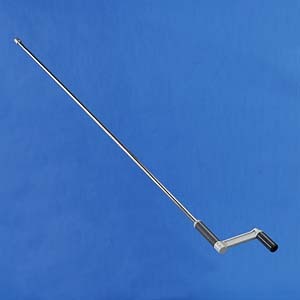 draaistok met gleuf (2m)