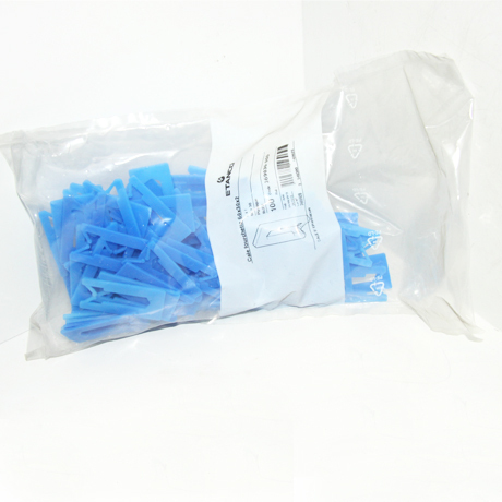kaleerplaatje blauw 60x30x2 mm (100 st/zak)