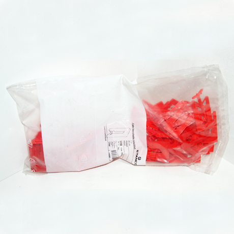 kaleerplaatje rood 60x30x3 mm (100 st/zak)