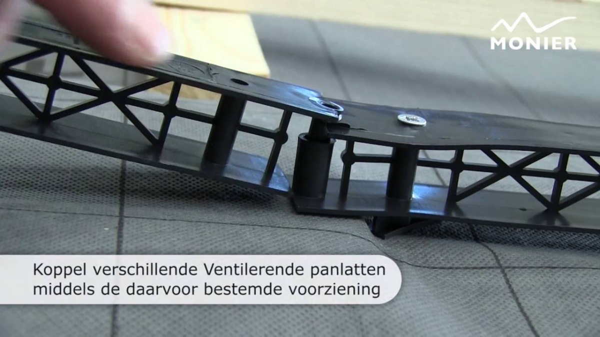 ventilatiepanlat zonder vogelwering