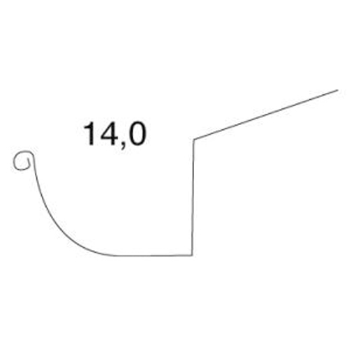 goten HR recht MS 0,8mm Anthra (5m)