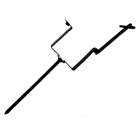 scharnierhaak VK 80-20cm inox GEPLAST