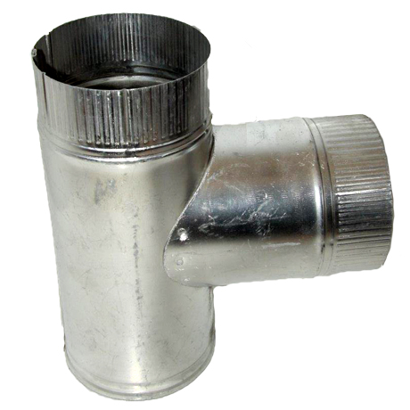 T-stuk dia 110 90° EW alu