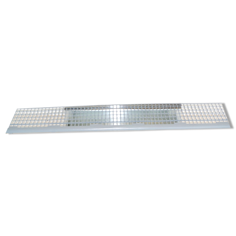 bladstop 175 x 1 mm grijs PVC (1m)