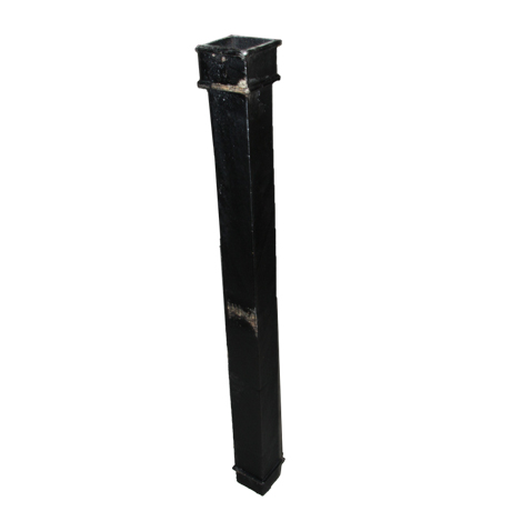 fonte buis VK 100 - 1 m zwart