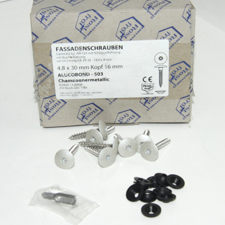 gevelschroef inox 4,8x30-16 mm 362 Antraciet