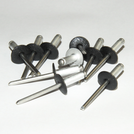 rivet alu/inox Ø5 kop 14mm 326 Black (250st)