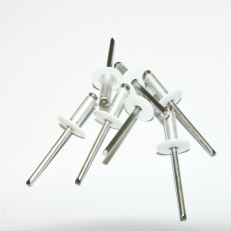 rivet alu/inox Ø5 kop 14mm 360 Verkeerswit (250st)