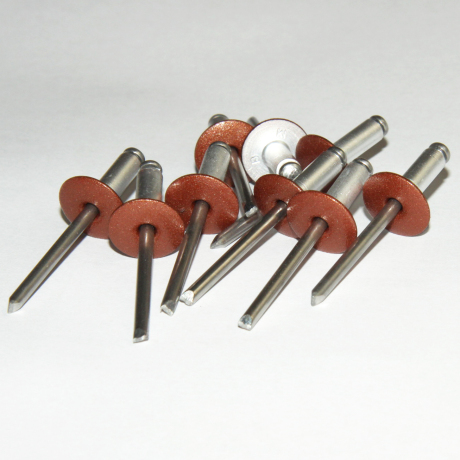rivet alu/inox Ø5 kop 14mm 384 terracotta (250st)