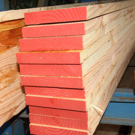 ruwe plank oregon 5/4 x 18 (4,90m)