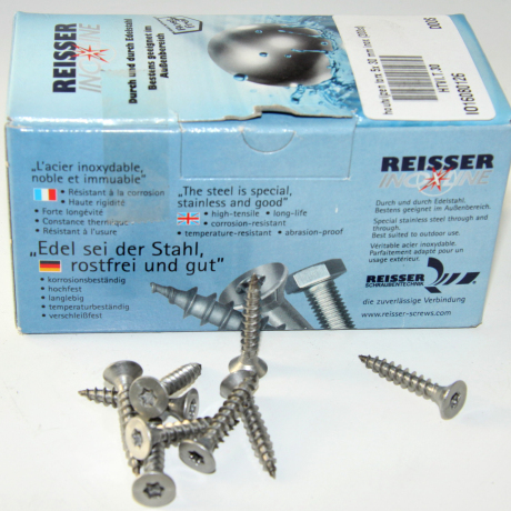houtvijzen torx 5x 30 mm inox (200st)