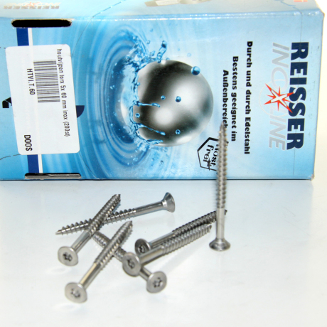 houtvijzen torx 5x 60 mm inox (200st)