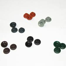 kleurkap voor houtschroef PVC (100st) ZWART