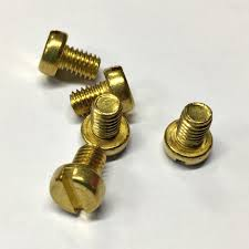kraalvijzen M6 x 8 mm messing (50st)