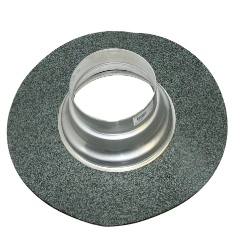 multivent/ventub plakplaat met roofing dia 170