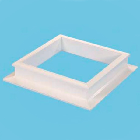 opstand PVC 16/00 RECHT - 110x140 VAST