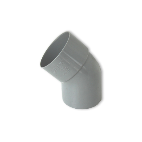 elleboog dia 80 45° PVC