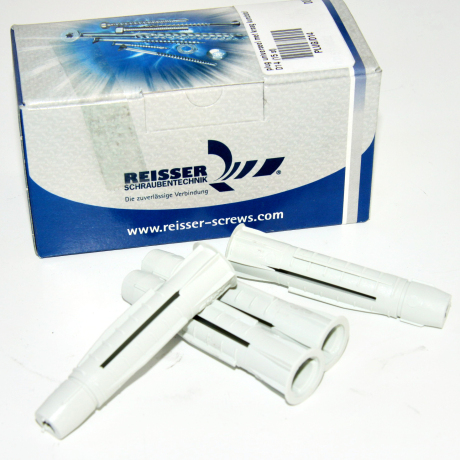 plug universeel met kraag kunststof D14 (15 st)