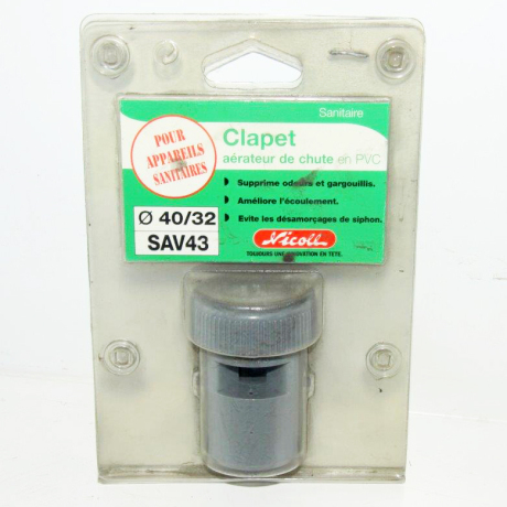 ontluchter+membraan dia 32/40 PVC