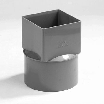 verloop VK 80 - dia 103 PVC