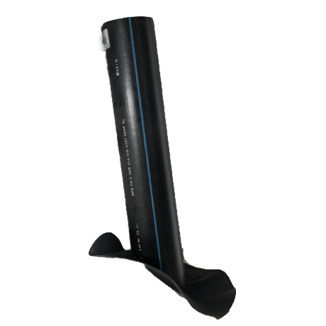 tapbuis SCHUIN EPDM dia 90 45°/flap EPDM - 60 cm