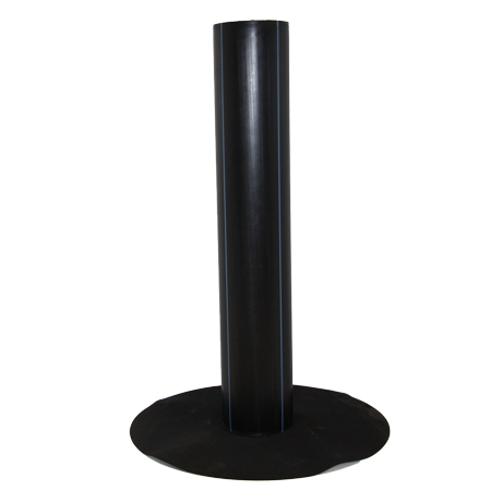tapbuis EPDM dia 140 90°/flap EPDM - 60 cm