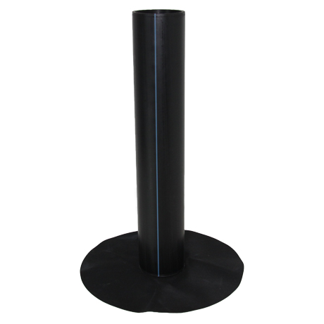 tapbuis EPDM dia 75 90°/flap EPDM - 60 cm