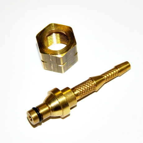 draaibare slangnippel 3/8 voor slang 4 en 6.3 mm